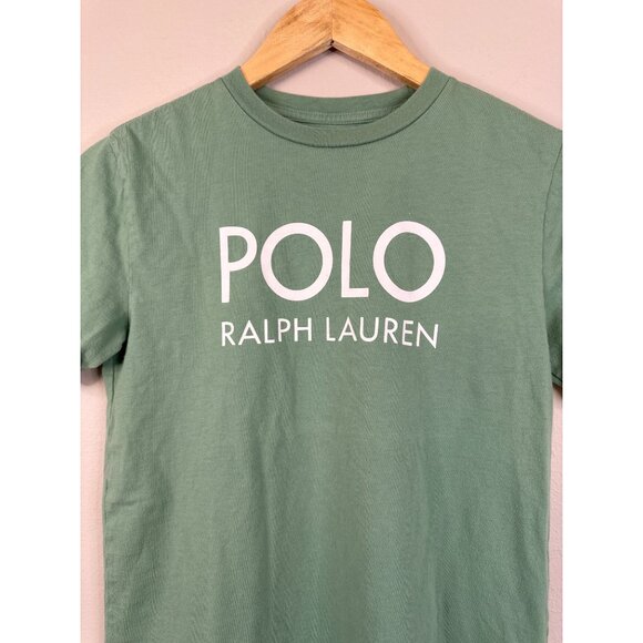 Polo Ralph Lauren Kids Short Sleeve Green Crew Neck T-Shirt Medium (10-12) - Picture 4 of 7